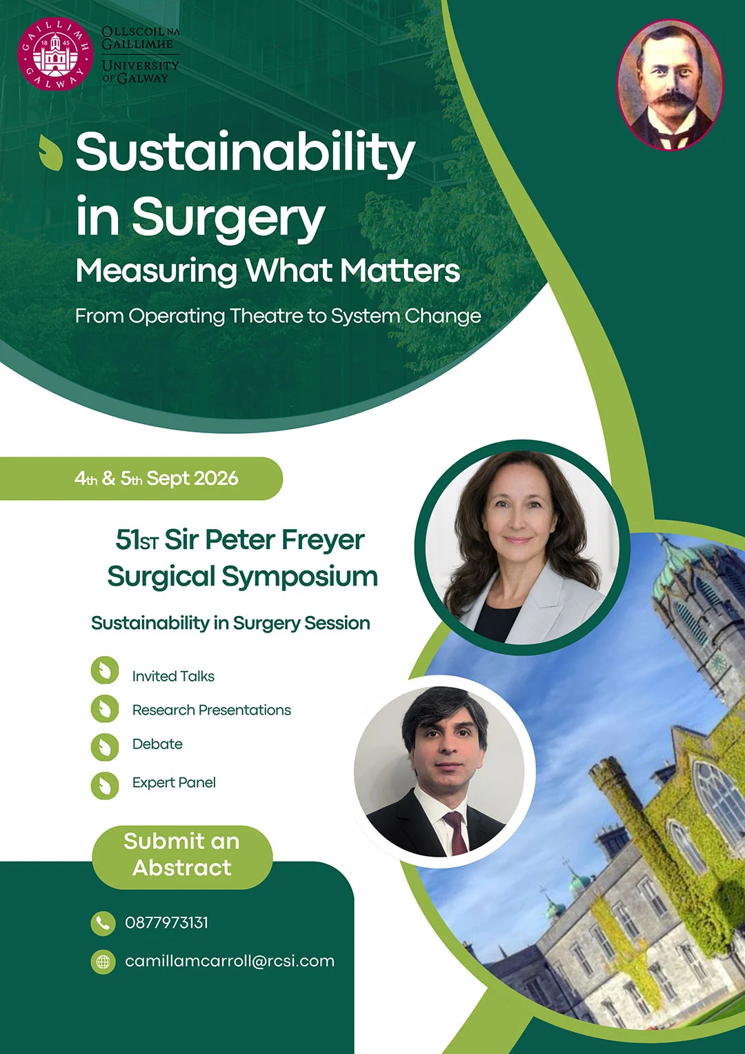 51st Sir Peter Freyer Memorial Lecture & Surgical Symposium 2026 poster